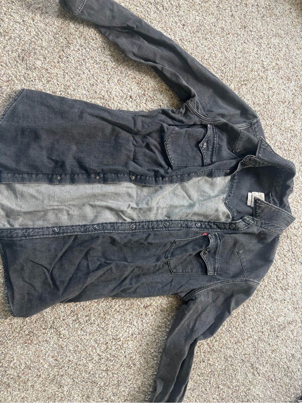 Levi's Black Women's Denim Shirt Jacket